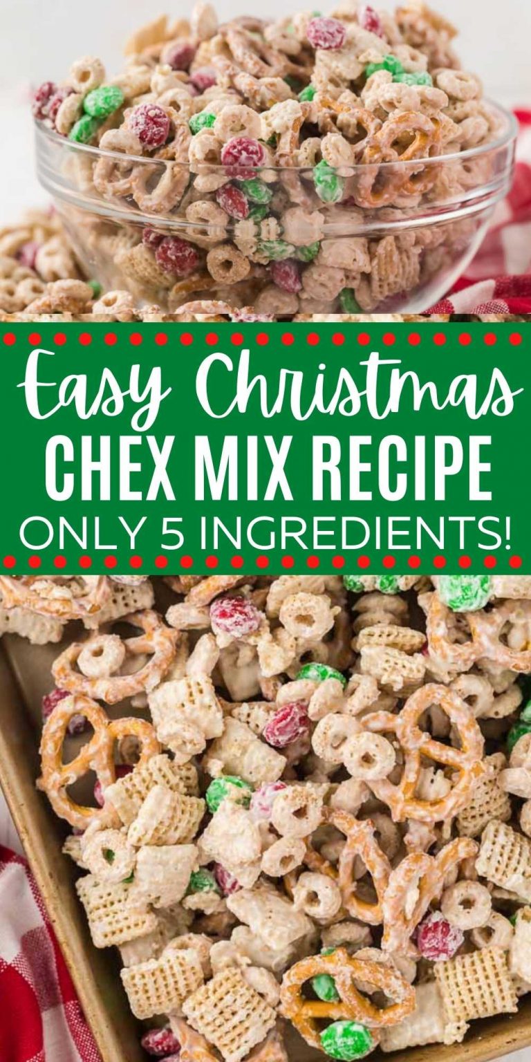 Easy Christmas Chex Mix recipe - Eating on a Dime