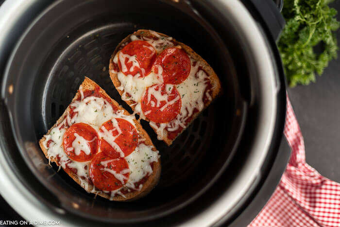 Easy Air Fryer French Bread Pizza - Sustainable Cooks