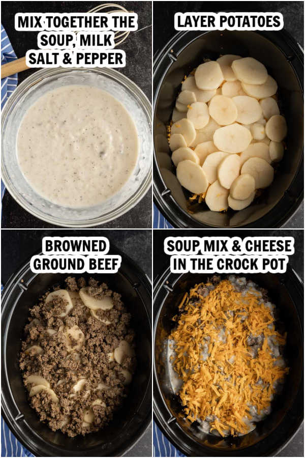 Crockpot Hamburger Potato Casserole - Fun Family Meals