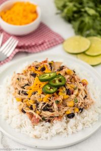 Instant Pot Fiesta Lime Chicken - creamy and delicious!