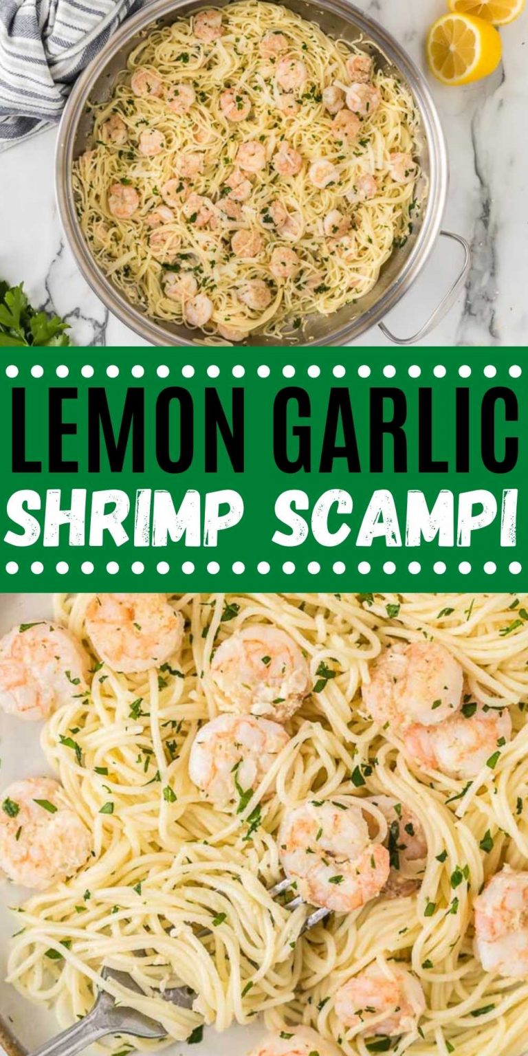 Lemon Garlic Shrimp Scampi Recipe (& VIDEO!) - Easy Shrimp Scampi