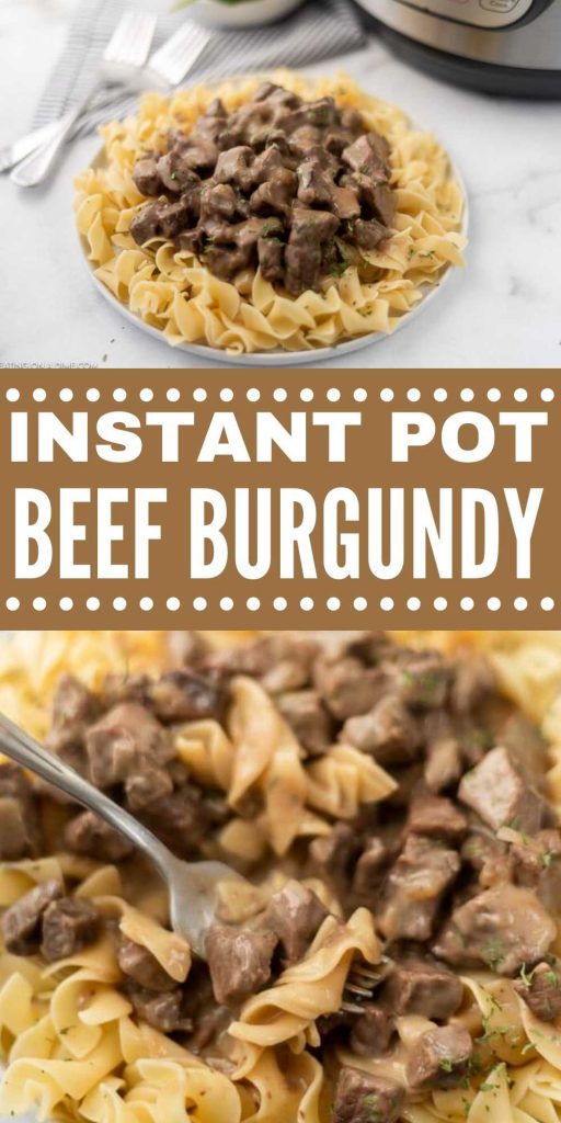 Instant Pot Beef Burgundy Recipe - Beef Burgundy pressure cooker recipe