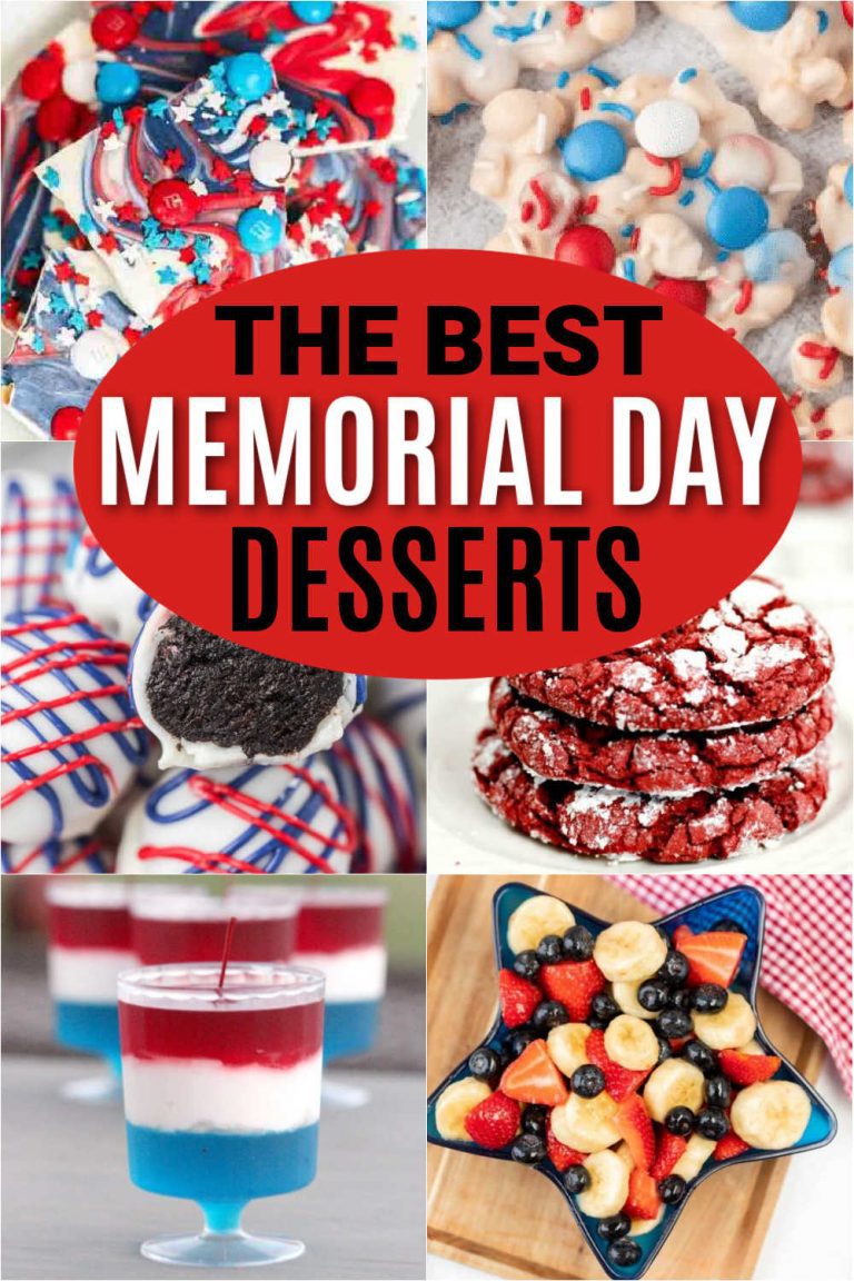 39 Easy Memorial Day Desserts Red White and Blue Dessert Ideas