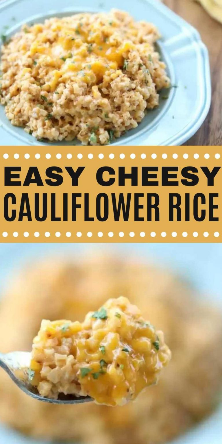 Easy Cheesy Cauliflower Rice Recipe (& VIDEO!) - Keto Cauliflower Rice