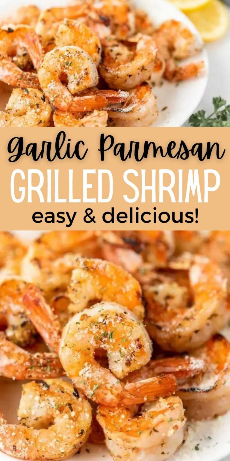 Garlic Parmesan Shrimp Recipe - Grilled Parmesan Shrimp