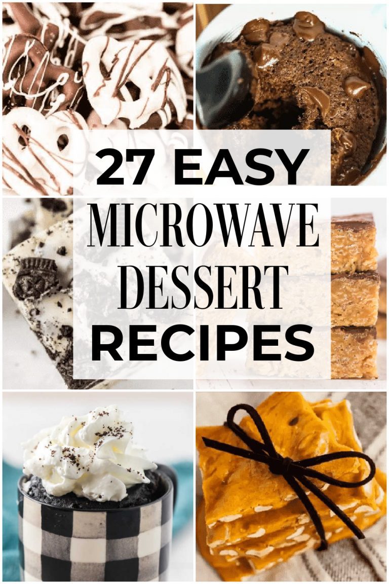 Microwave Desserts 27 Easy Microwave Dessert Recipes