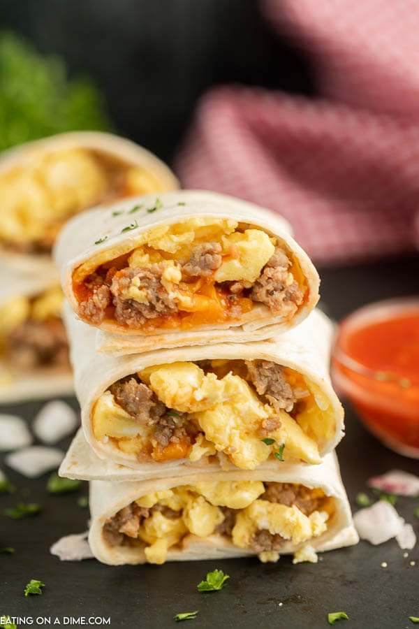 How to Meal Prep Breakfast Burritos - A Well-Seasoned Kitchen®