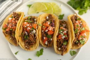 Instant pot street tacos - pressure cooker street tacos in minutes