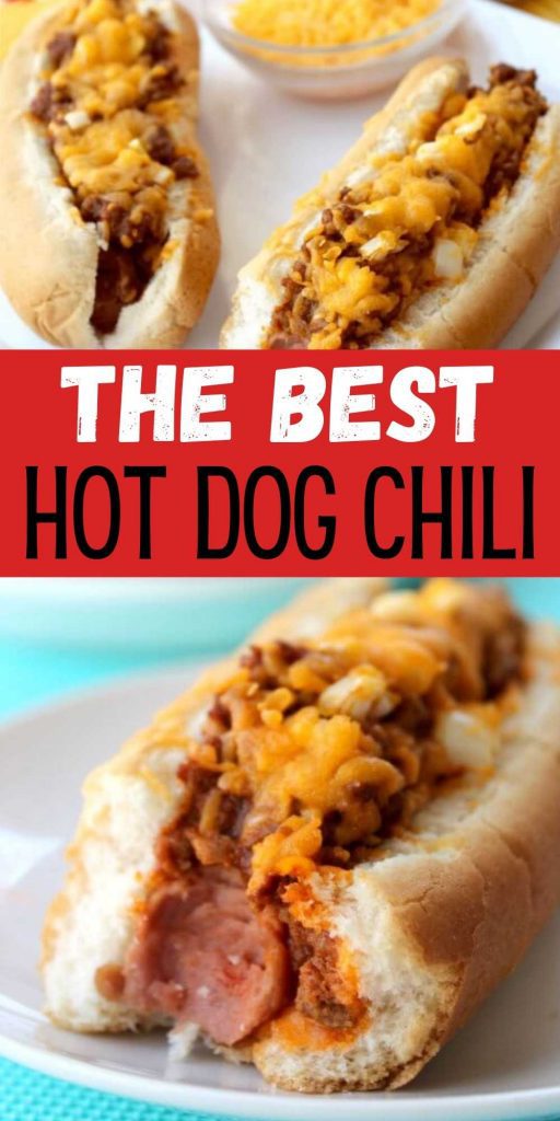 The Best Hot Dog Chili Recipe - Chili Cheese Dog Recipe