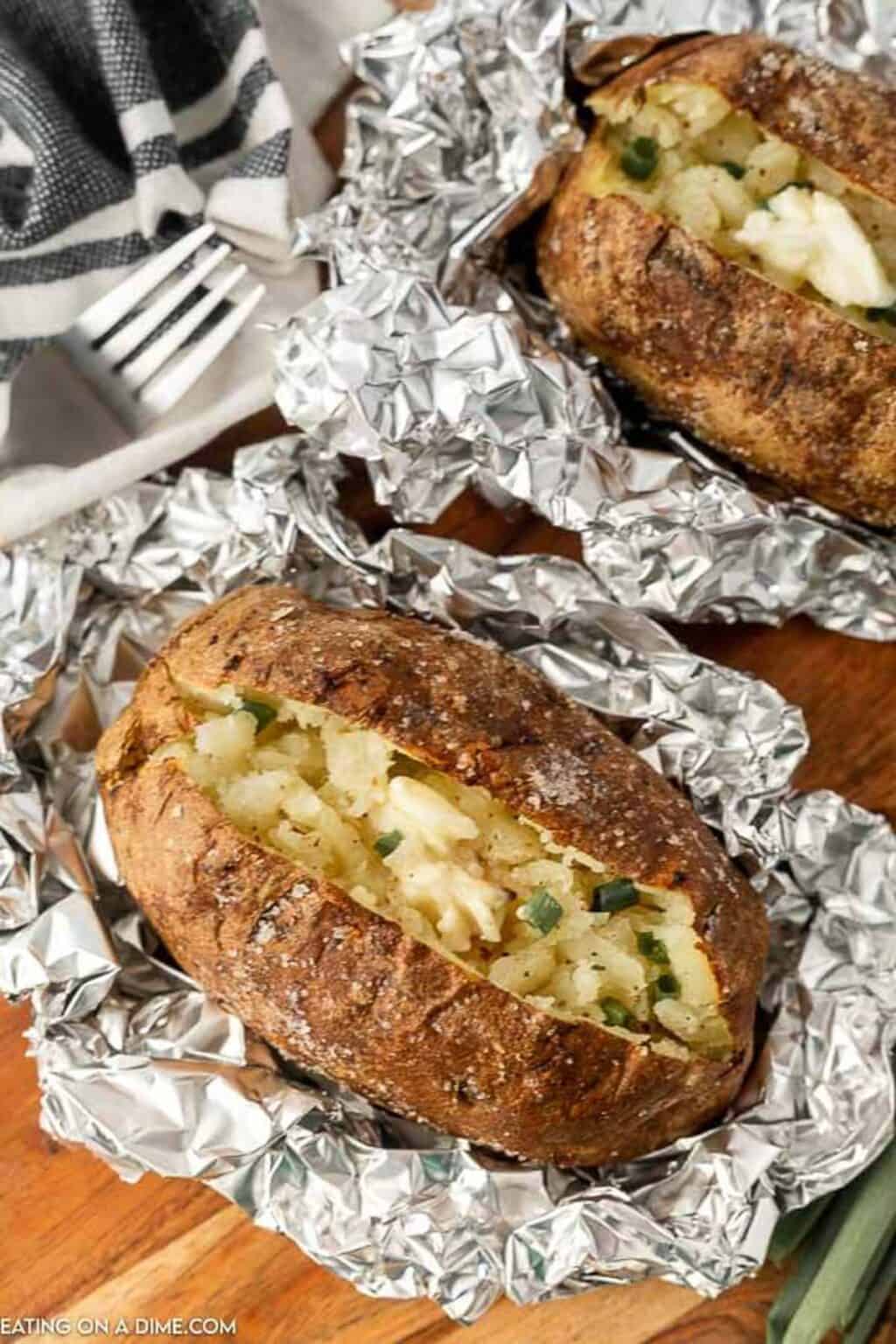 Baked Potatoes on the Grill