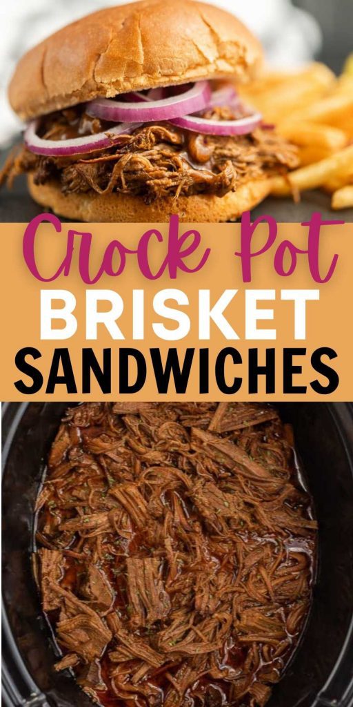 Crock Pot Brisket Sandwich Recipe - Slow Cooker Beef Brisket Recipe