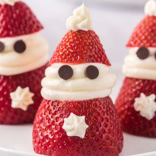 Strawberry Santas - Eating on a Dime