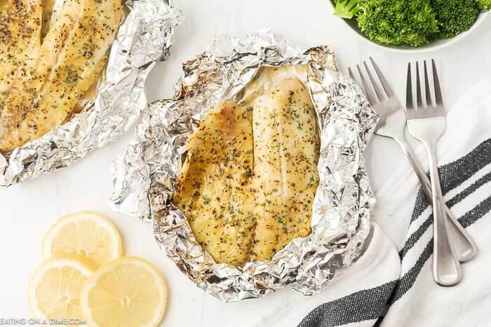 Healthy Recipe – Tilapia in Tin Foil on the BBQ Grill – Cooking with Sugar