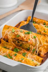 Bean and Cheese Enchiladas - Ready in 20 minutes