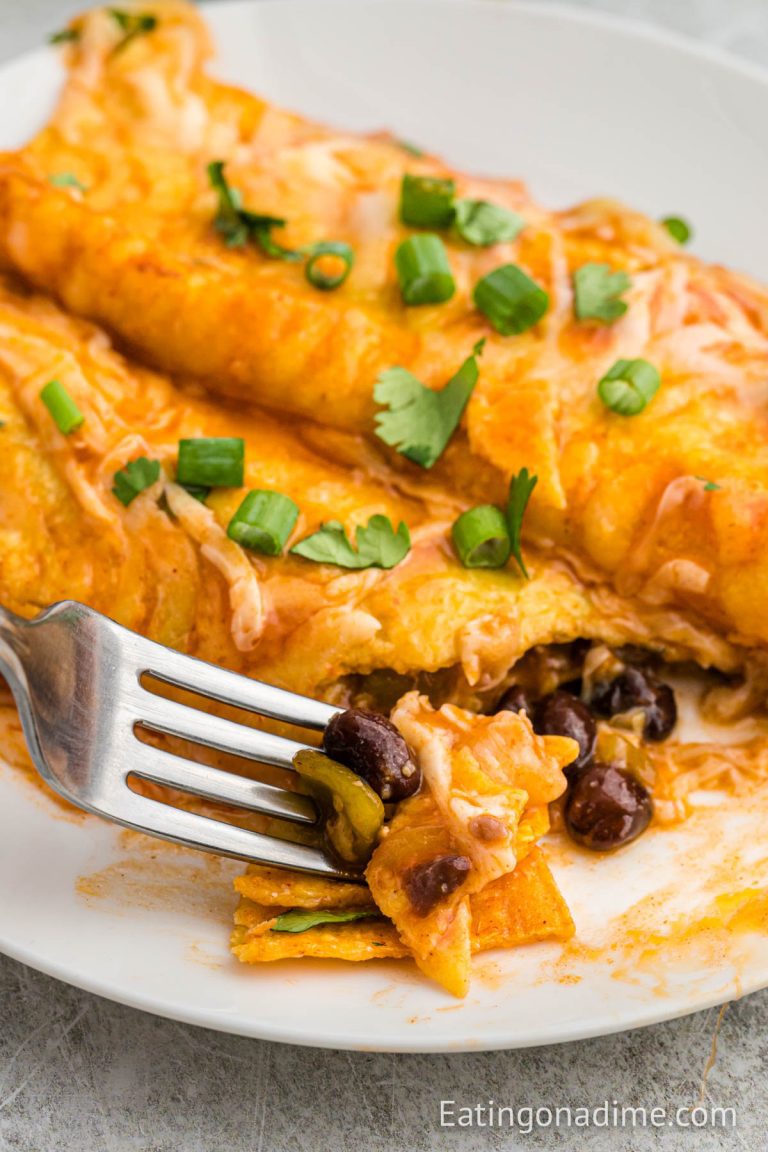 Bean And Cheese Enchiladas - Ready In 20 Minutes