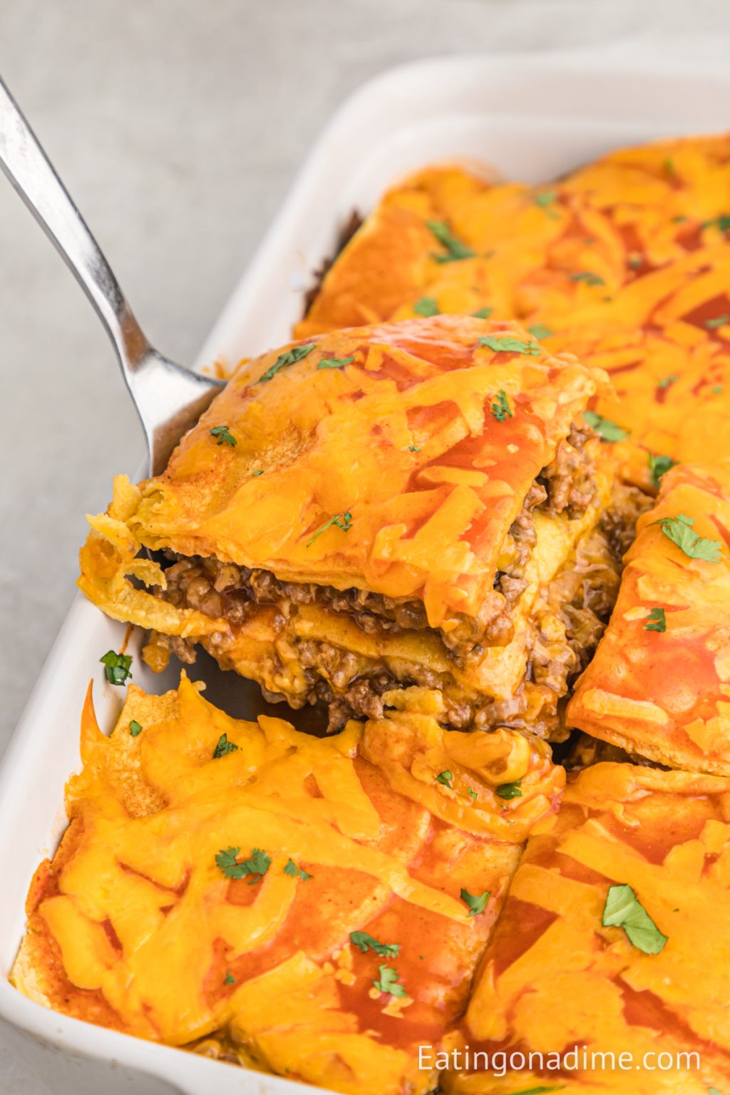 Ground Beef Enchilada Casserole Recipe Eating on a Dime