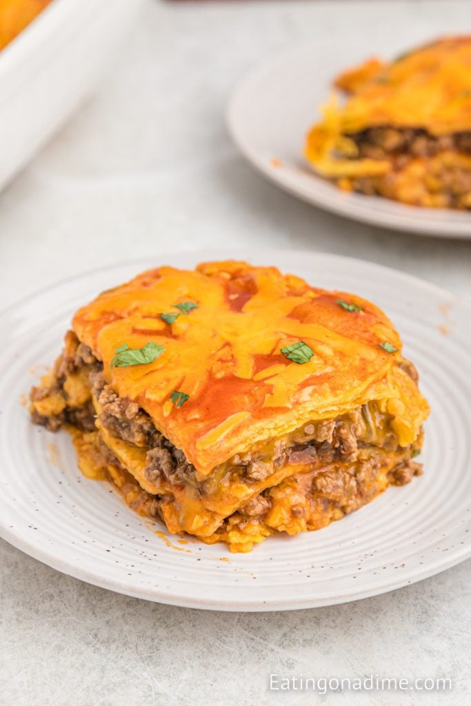 Ground Beef Enchilada Casserole Recipe Eating On A Dime