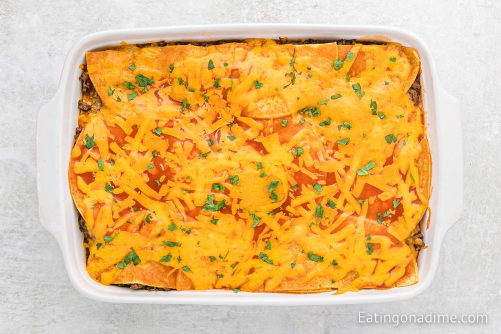 Ground Beef Enchilada Casserole Recipe Eating on a Dime