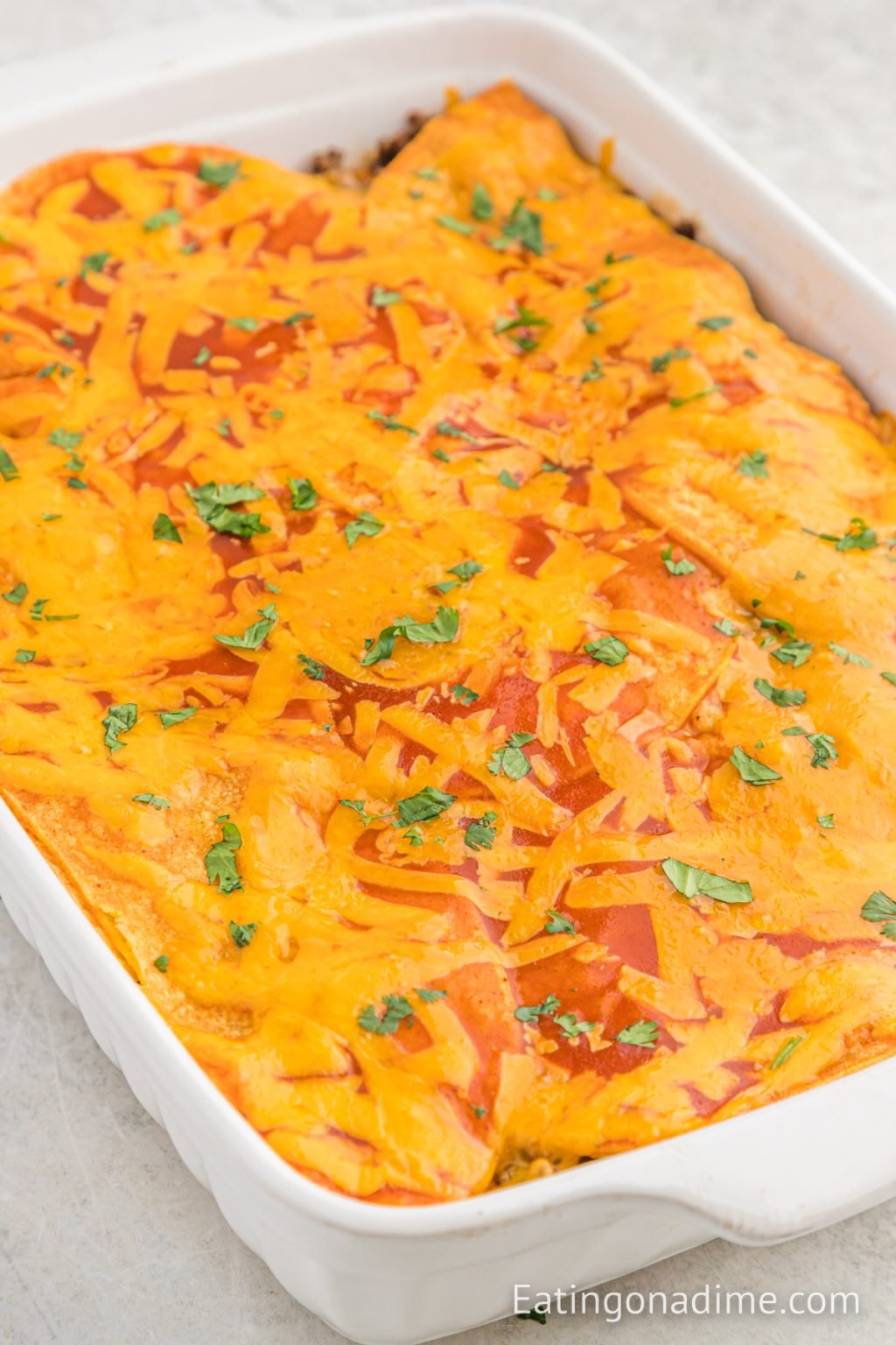 Ground Beef Enchilada Casserole Recipe Eating On A Dime