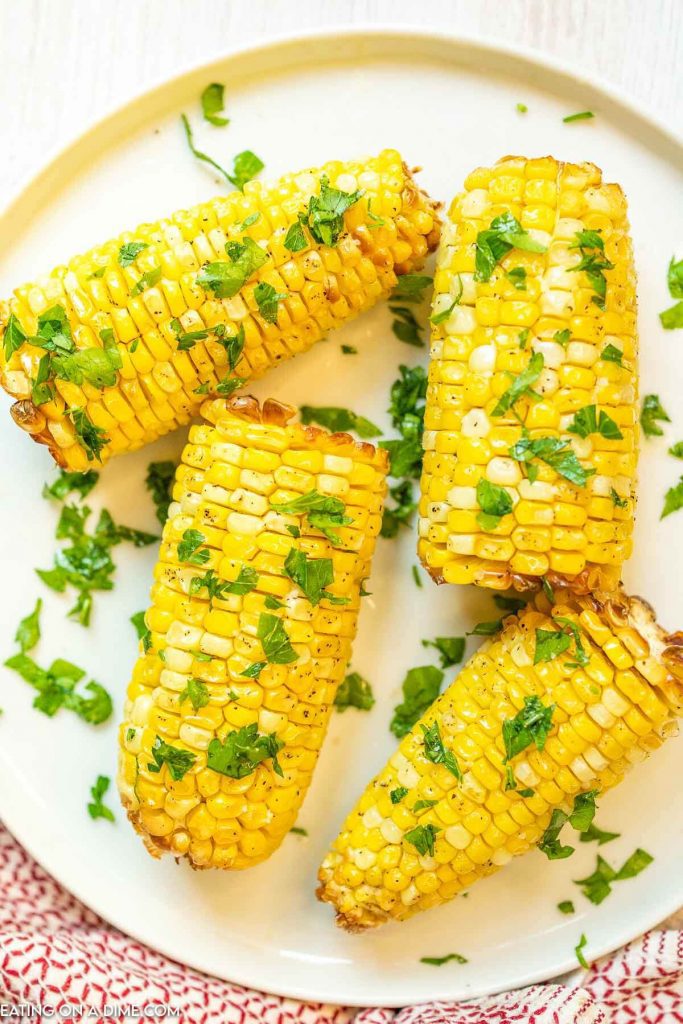 Air Fryer Corn On The Cob - Eating On A Dime