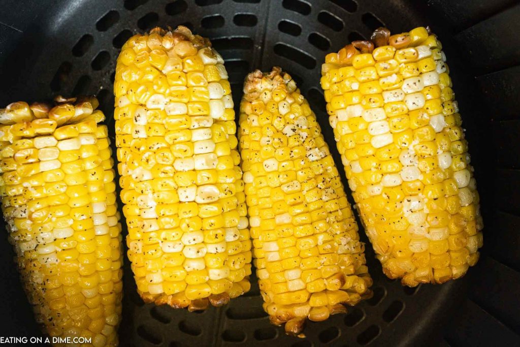 Air Fryer Corn on the Cob - Eating on a Dime