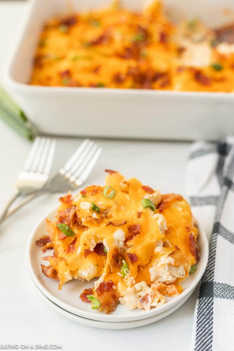 Crack Chicken Casserole Recipe - Eating on a Dime