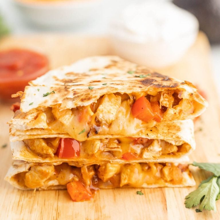 Chicken Fajita Quesadillas