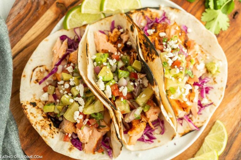 Grilled Salmon Tacos - Ready in 15 minutes