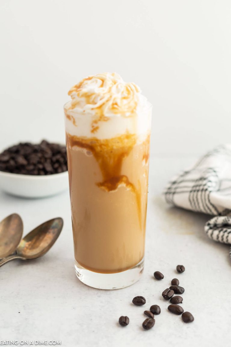 Starbucks Caramel Frappuccino Recipe - Eating on a Dime