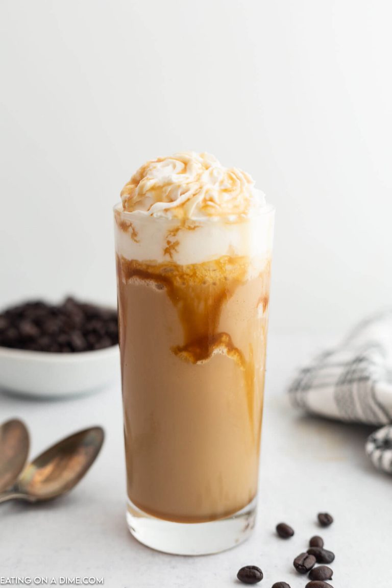 Starbucks Caramel Frappuccino Recipe - Eating on a Dime