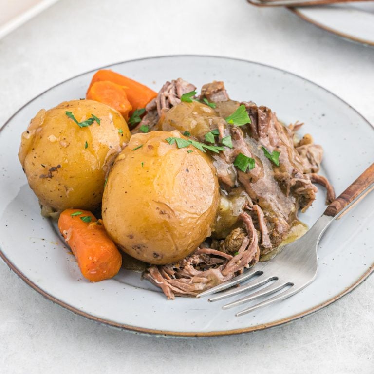 Slow Cooker Venison Roast - Eating On A Dime