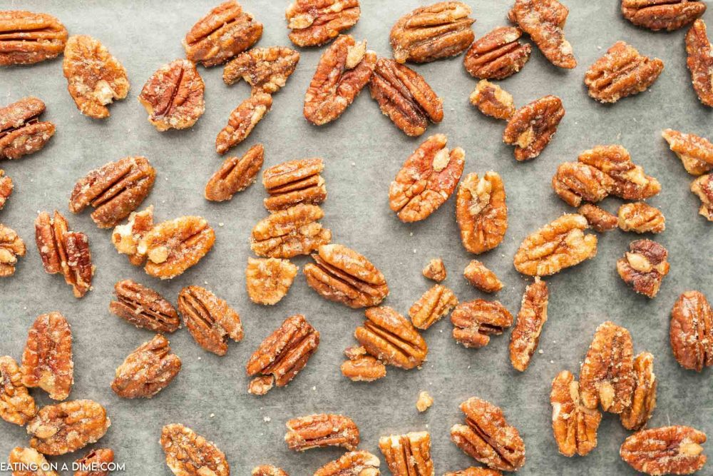 Stovetop Candied Pecans - Eating On A Dime