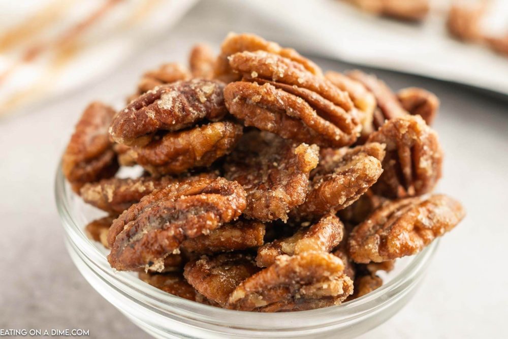 Candied Pecans Stovetop Recipe - Eating on a Dime