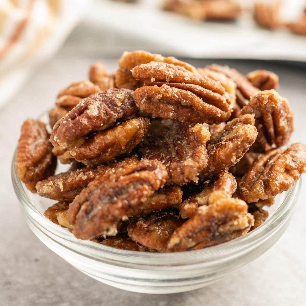 Candied Pecans Stovetop Recipe - Eating on a Dime