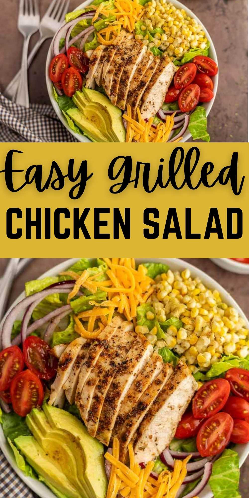 Grilled Chicken Salad - The Best Grilled Chicken Salad Recipe