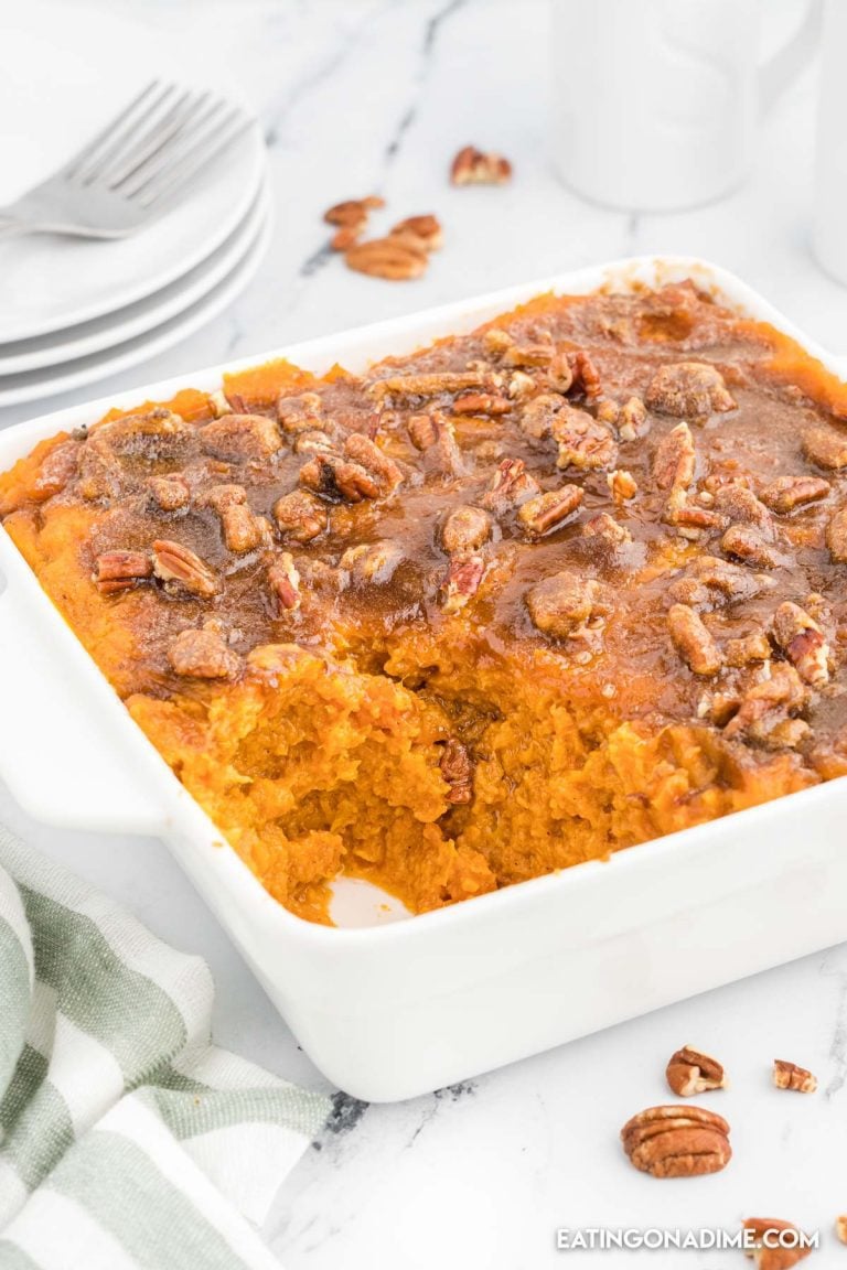 Cracker Barrel Sweet Potato Casserole Recipe - Eating On A Dime