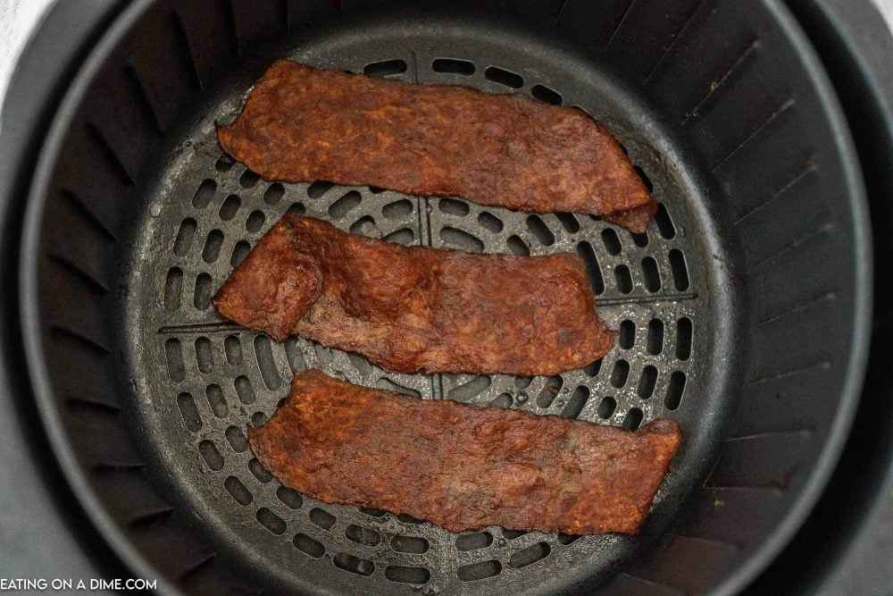 Air Fryer Turkey Bacon - Eating on a Dime