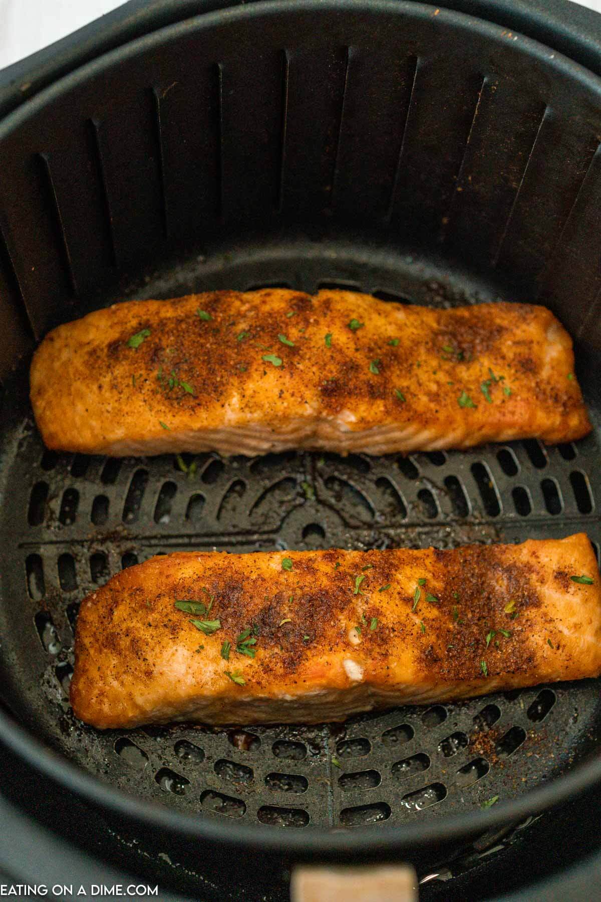 Air Fryer Salmon Recipe EASY HEALTHY KETO