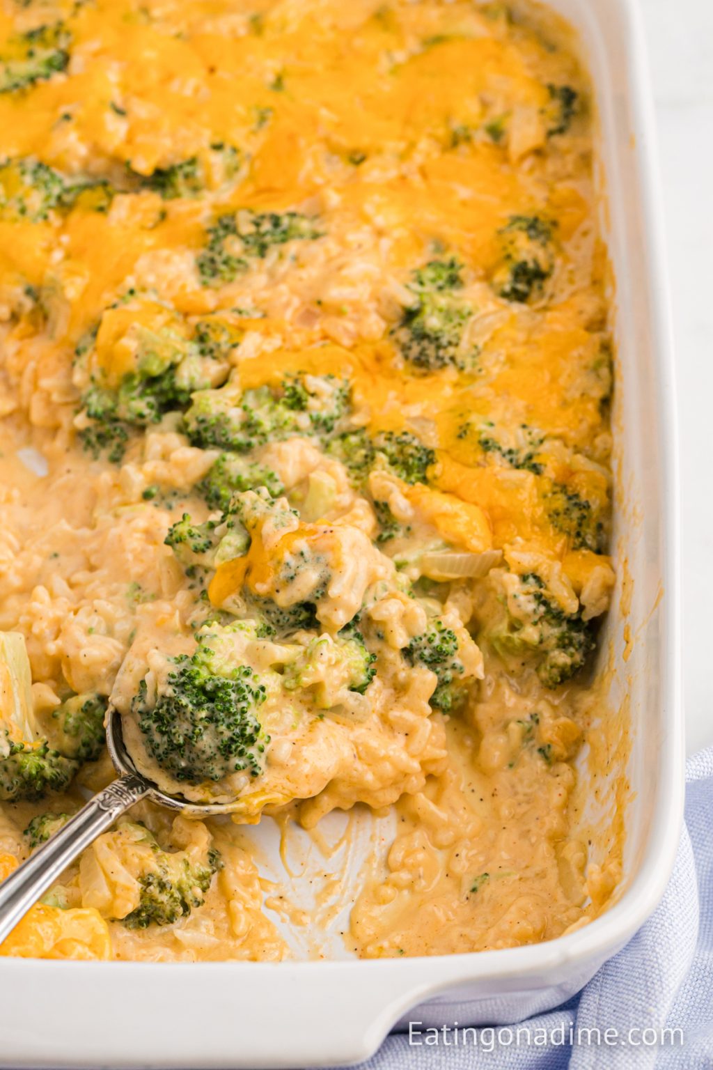 Broccoli and Rice Casserole Recipe - Eating on a Dime