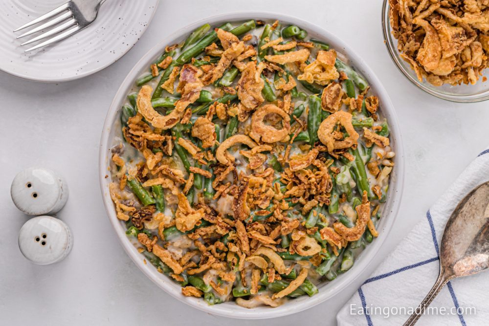 Instant Pot Green Bean Casserole Recipe - Eating on a Dime