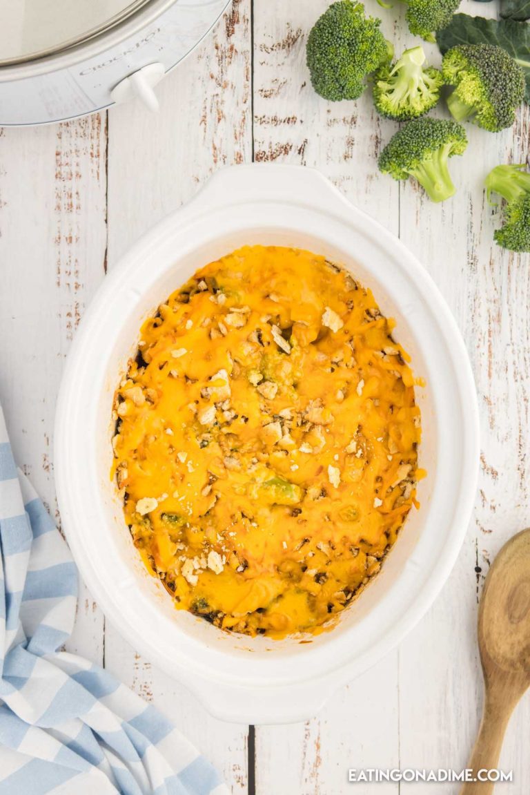 Crockpot Broccoli Cheese Casserole Eating On A Dime 0922