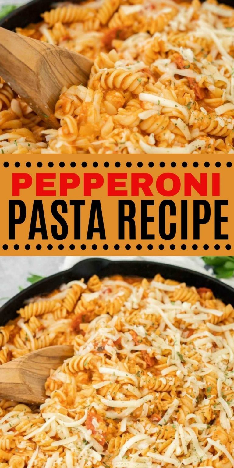 Pepperoni Pasta Recipe - Easy and Frugal 20 Minute Dinner