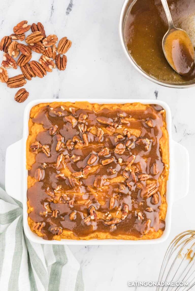 Cracker Barrel Sweet Potato Casserole Recipe - Eating On A Dime