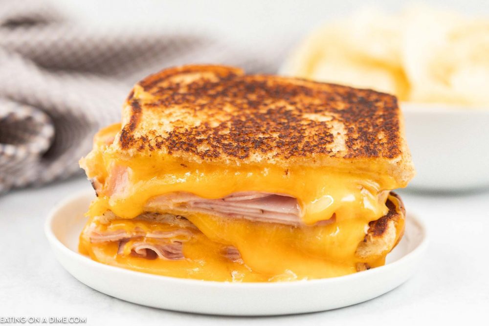 Grilled Ham And Cheese Sandwich - Eating On A Dime