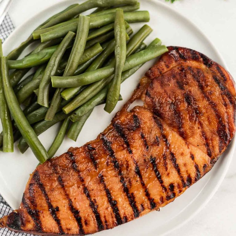 Grilled Ham Steak - Eating on a Dime