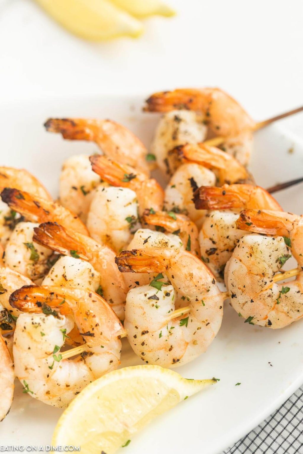 Grilled Shrimp Skewers - Eating on a Dime