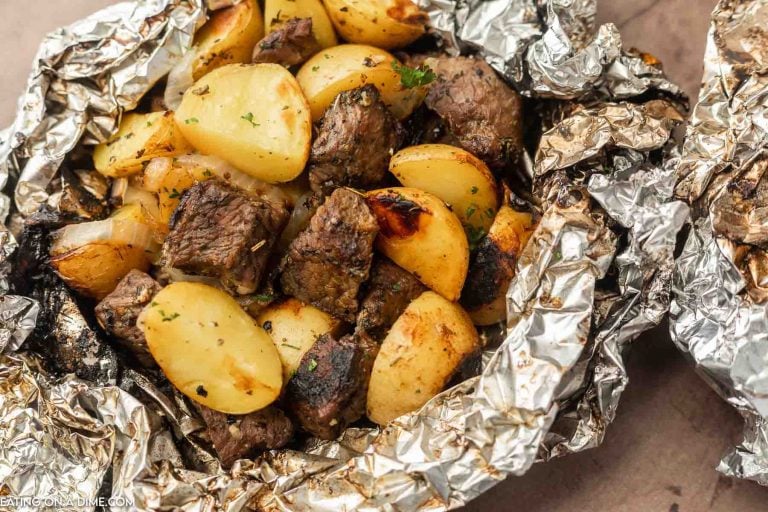 Steak and Potato Foil Pack - Steak and Potato Foil Packs