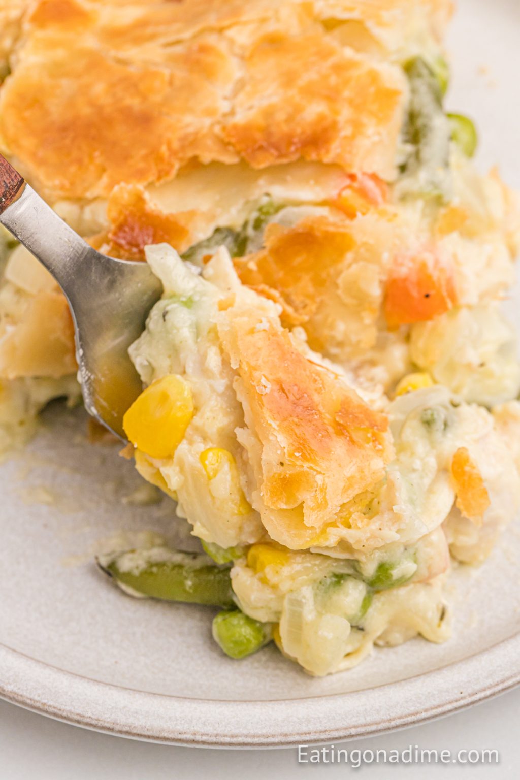 Easy Turkey Pot Pie Recipe - Eating on a Dime