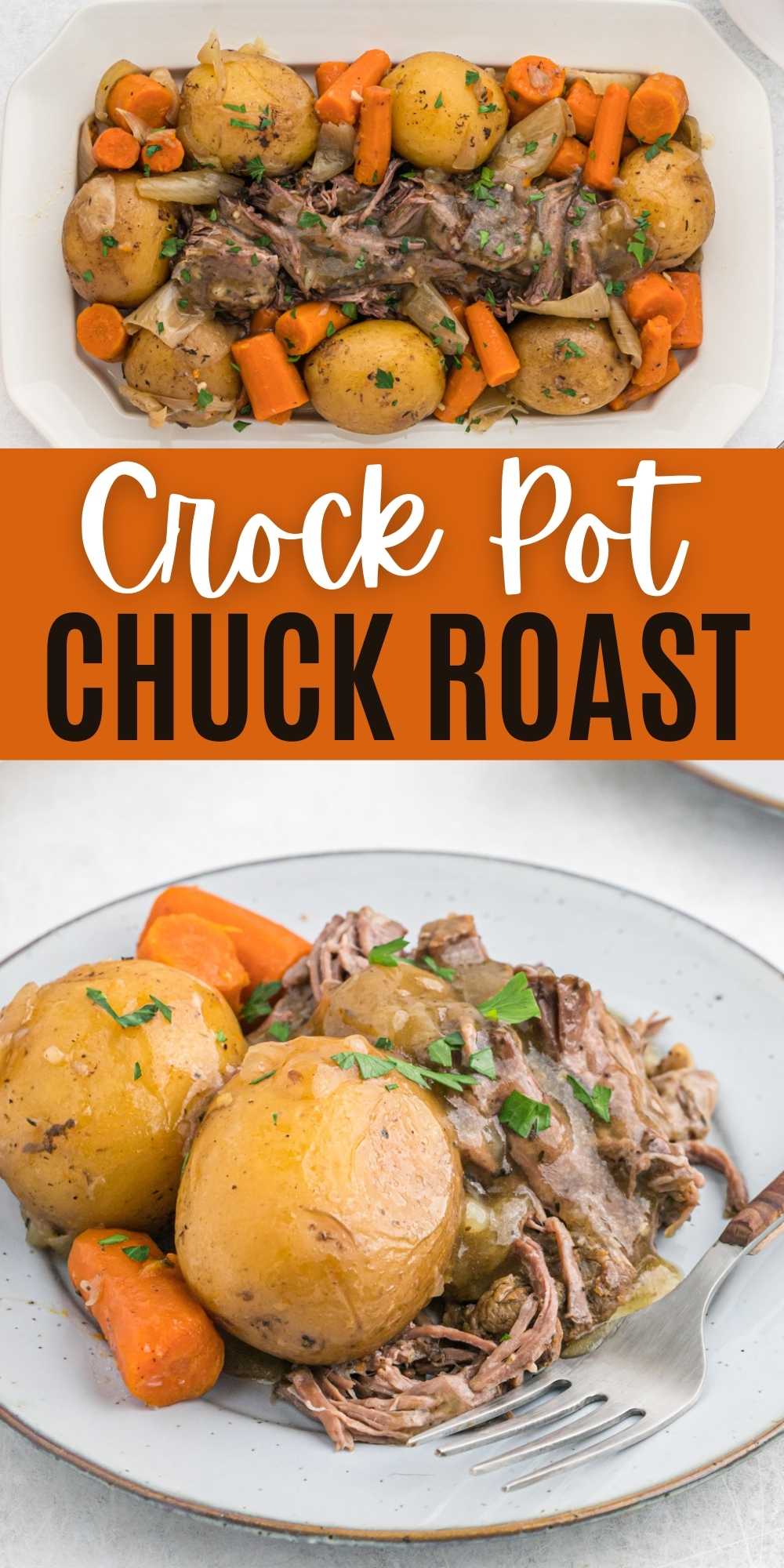 Easy Crock Pot Chuck Roast - Deliciously Seasoned