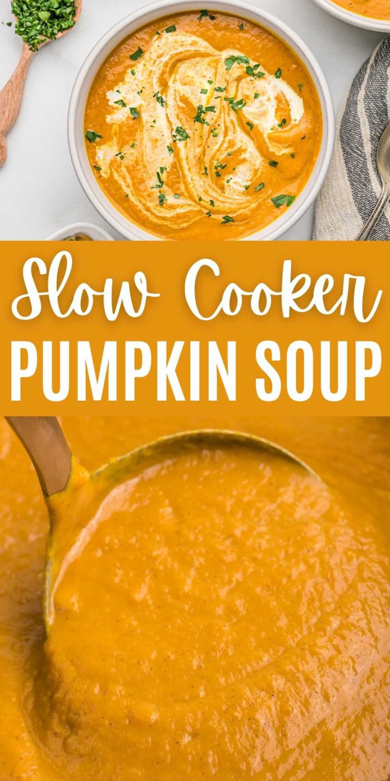 Slow Cooker Pumpkin Soup Recipe - Eating on a Dime